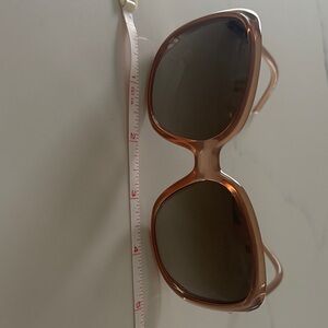 Burberry Tortoiseshell Light Brown Oversized Square Sunglasses